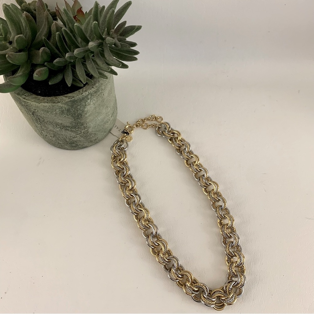 Talbots Two-Tone Chain Necklace